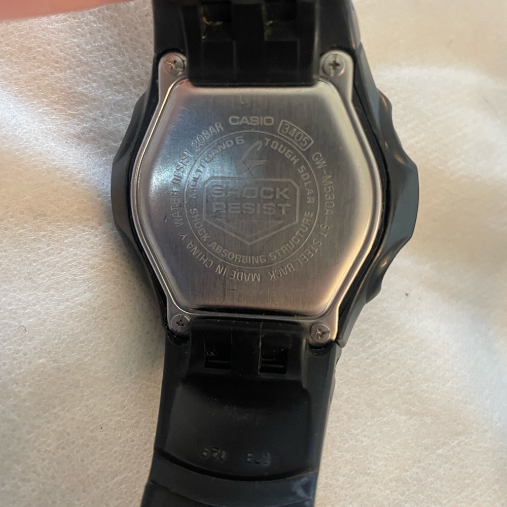 Casio G-Shock Black Digital Men's Watch - Tough Solar New Battery - Picture 4 of 7